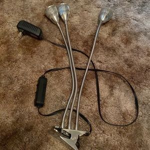 Adjustable purple lights all work